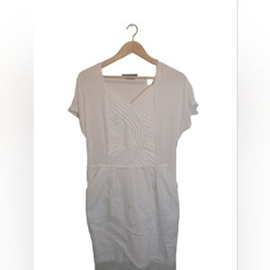 BCBMAXAZRIA White Midi Dress